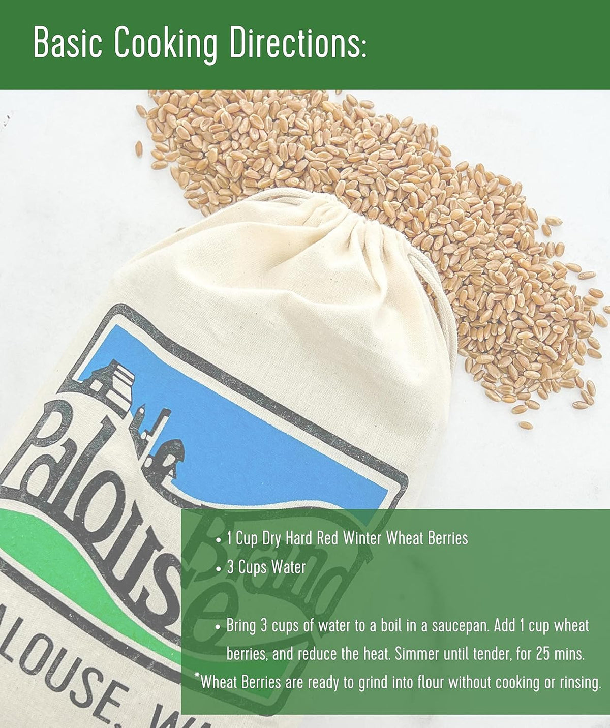 25 LBS Hard Red Winter Wheat Berries in Bucket A9931