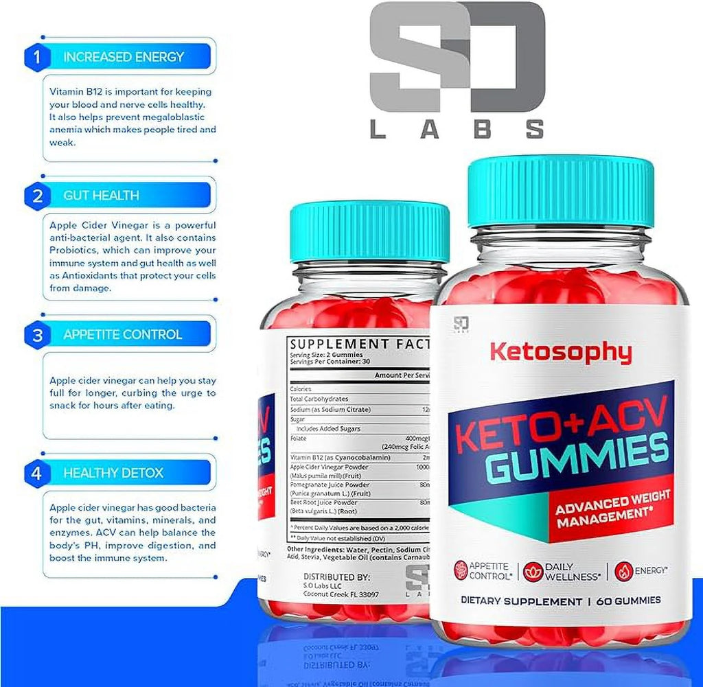ACV Keto Gummies (60 Gummies) S67387