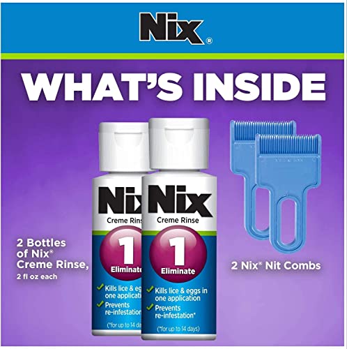 4 Fl Oz Crème Rinse and 2 Nit Combs H667293