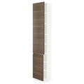 White High Cabinet with shelves and 2 Doors E779848