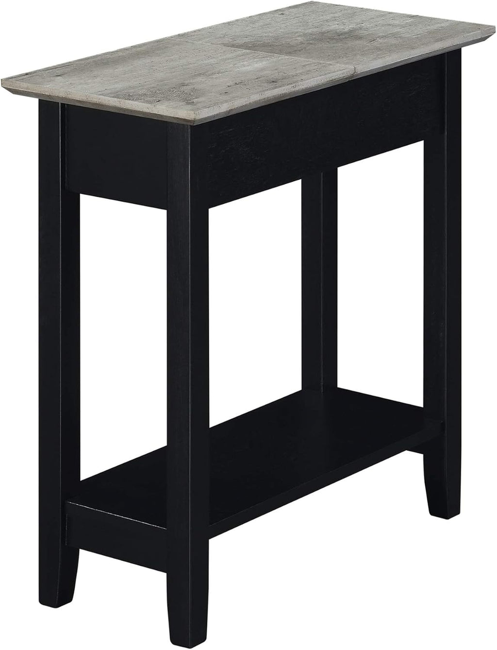 Dark Walnut Flip Top End Table A323292