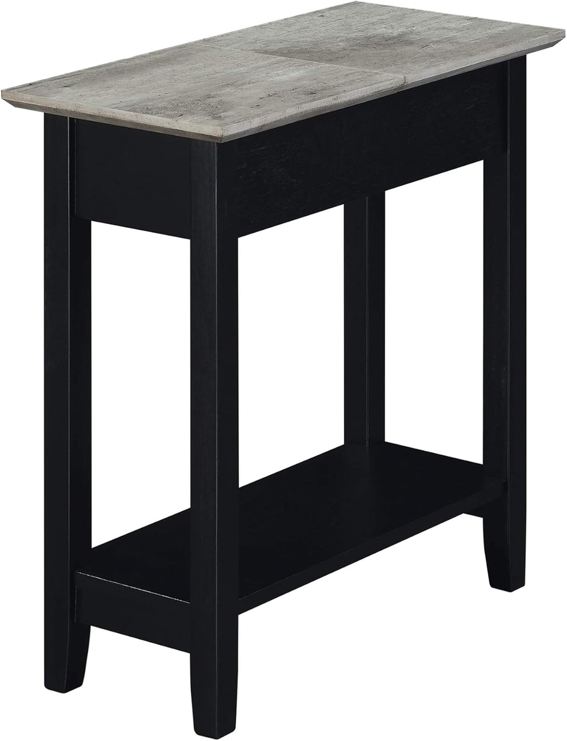 Dark Walnut Flip Top End Table A323292