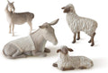 4-piece set sculpted hand-painted nativity figures F15011
