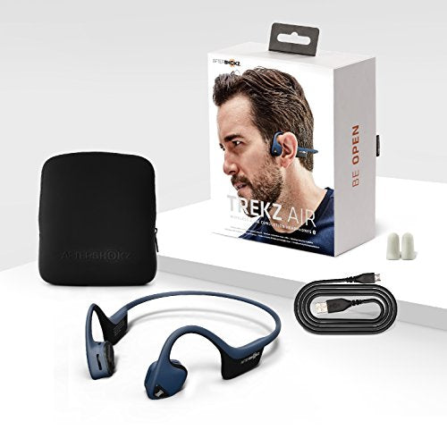 Slate Grey Bone Conduction Wireless Bluetooth Headphones A318489