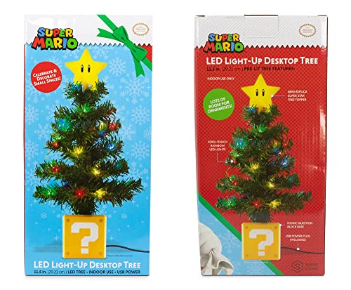 LED USB-Powered Light-Up Desktop Tree P12268
