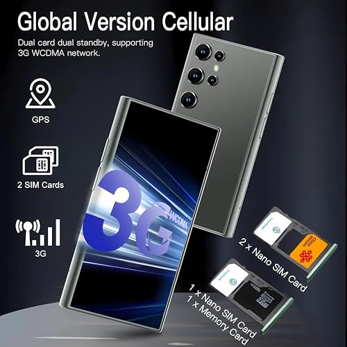 Mini Smartphone Android 3.0 inches Touch Screen 2gb ram 16gb ram Black M7980