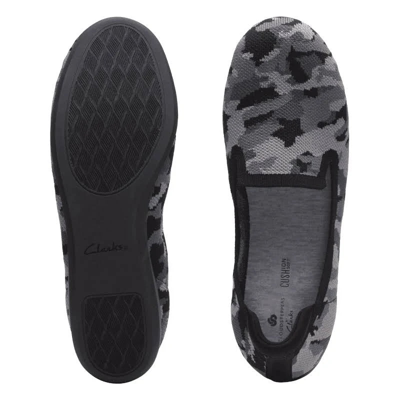 Black Camo Knit Shoes K694