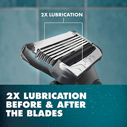 4 Razor Blade Refills with 2x Lubrication U93017