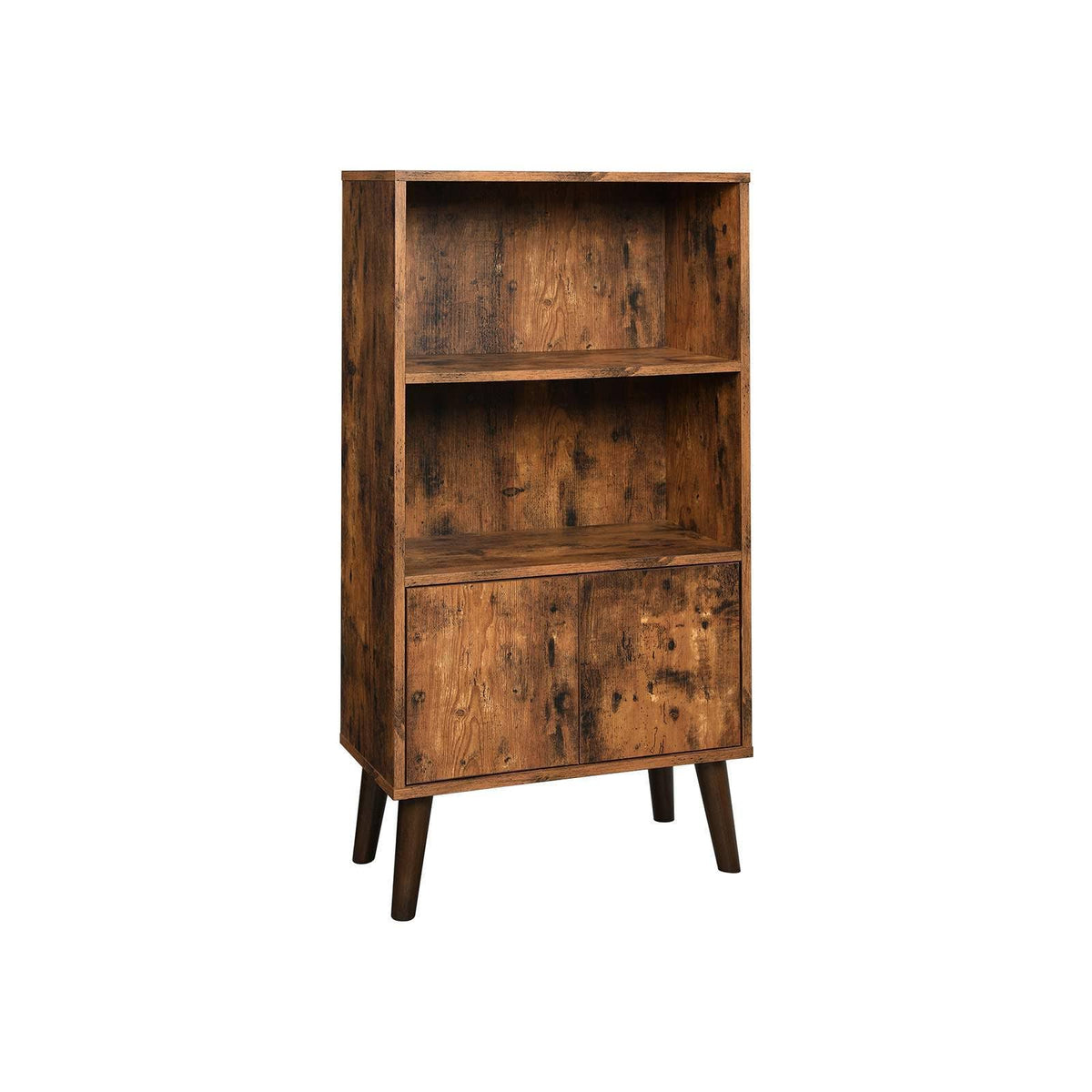 2-Tier Bookcase with Doors K23262