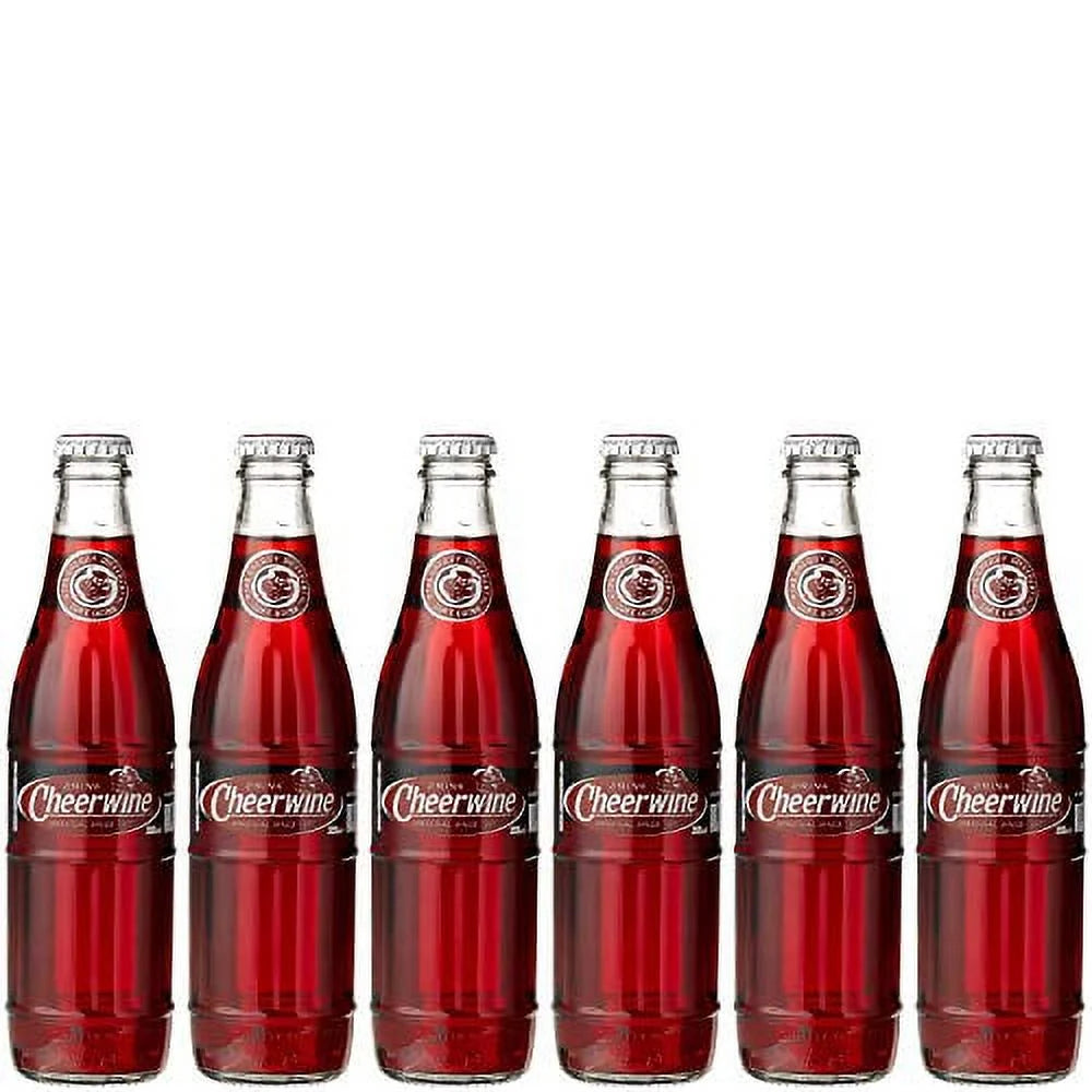 12 Fl Oz Cherry Soft Drink Soda Glass Bottle (Pack of 6) B64017