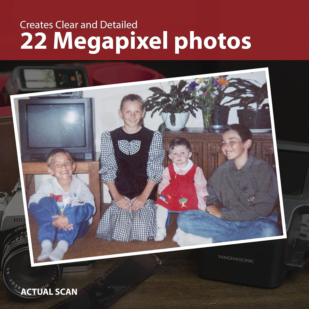 22MP Film Scanner with 5 Display & HDMI R3041