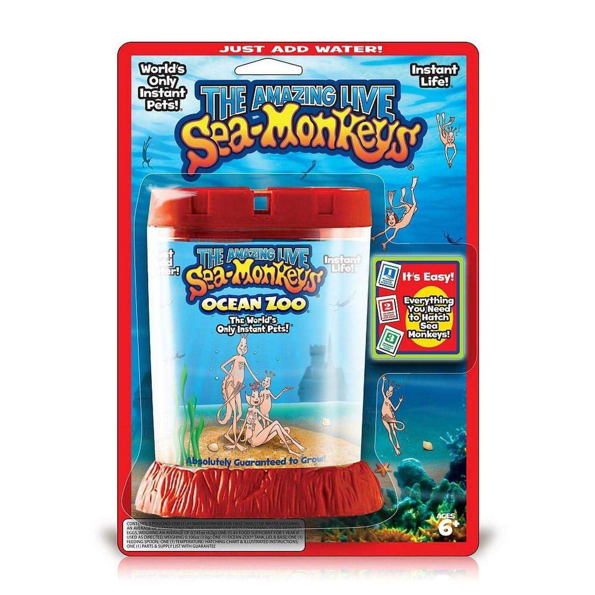 Sea Monkeys Ocean Zoo Deluxe Kit Set L299289