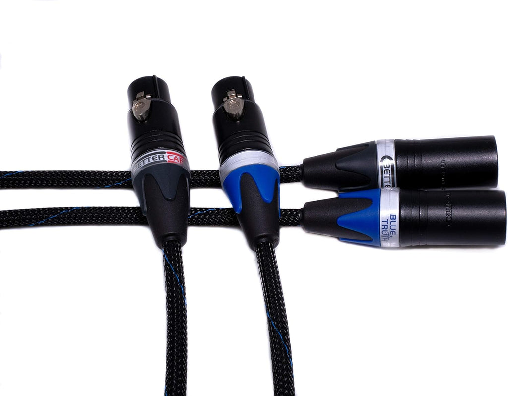 Blue XLR Cables Stereo Pair 3 Feet E700970