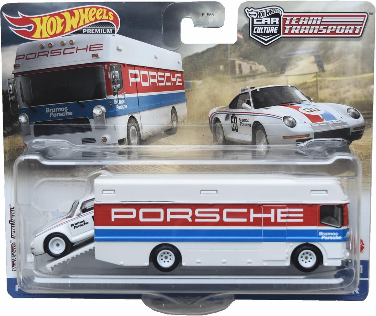 White Porsche 959 Euro Hauler H809