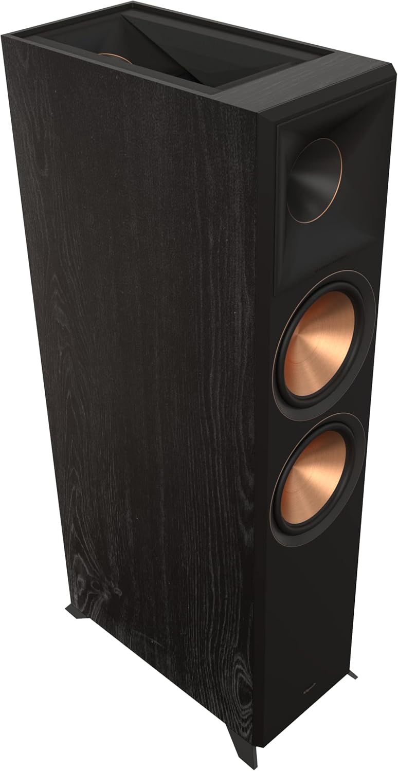 Ebony Floorstanding Speakers with Speaker Wire P29053