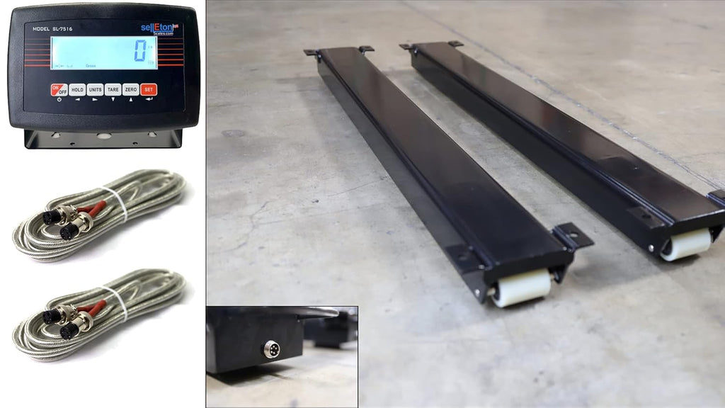 Multi-Purpose Weigh Beam Two Bars Set with Indicator 5,000 Lb X 1 Lb J1437