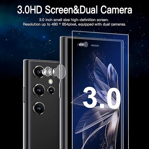 Mini Smartphone Android 3.0 inches Touch Screen 2gb ram 16gb ram Black M7980