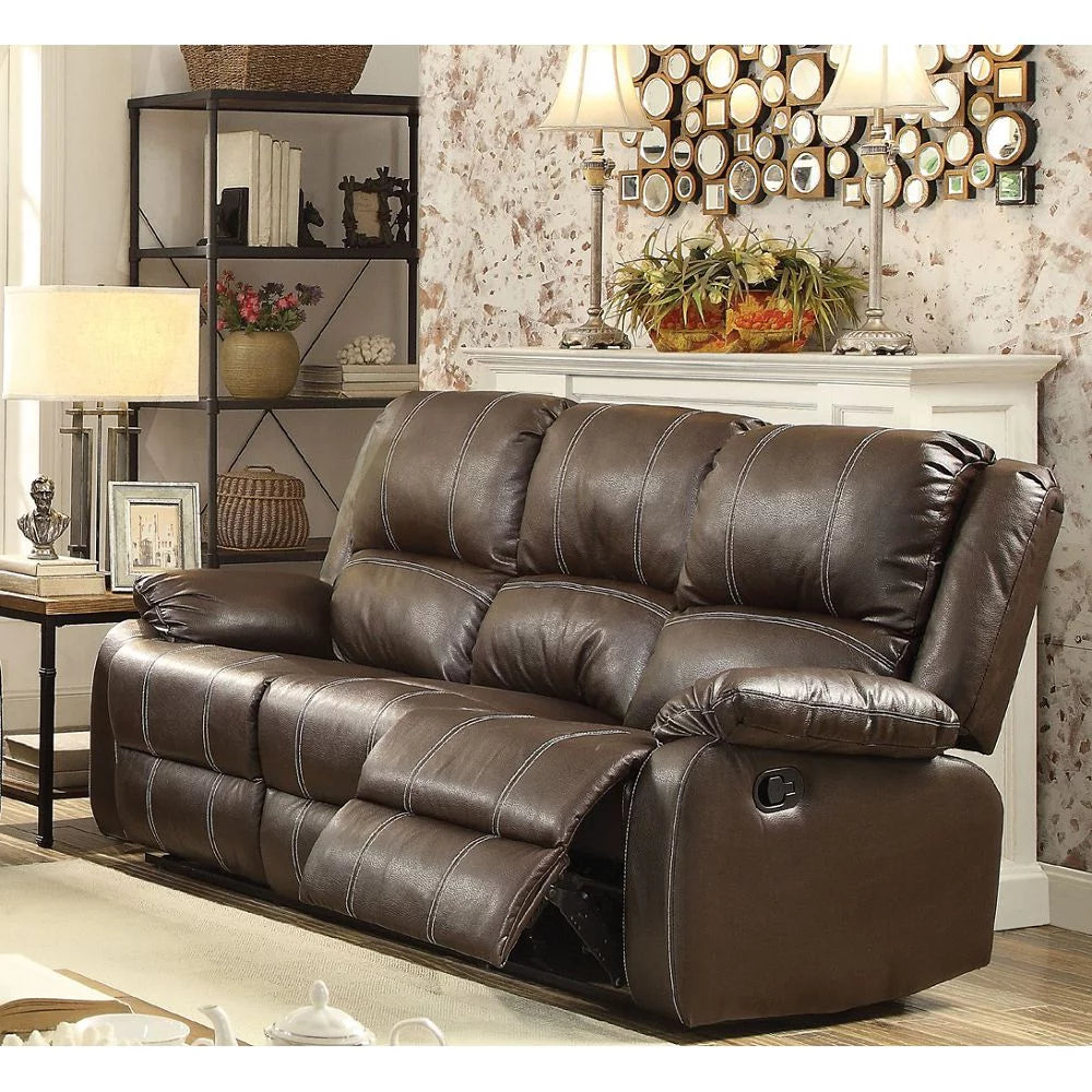 Brown PU Sofa E9856