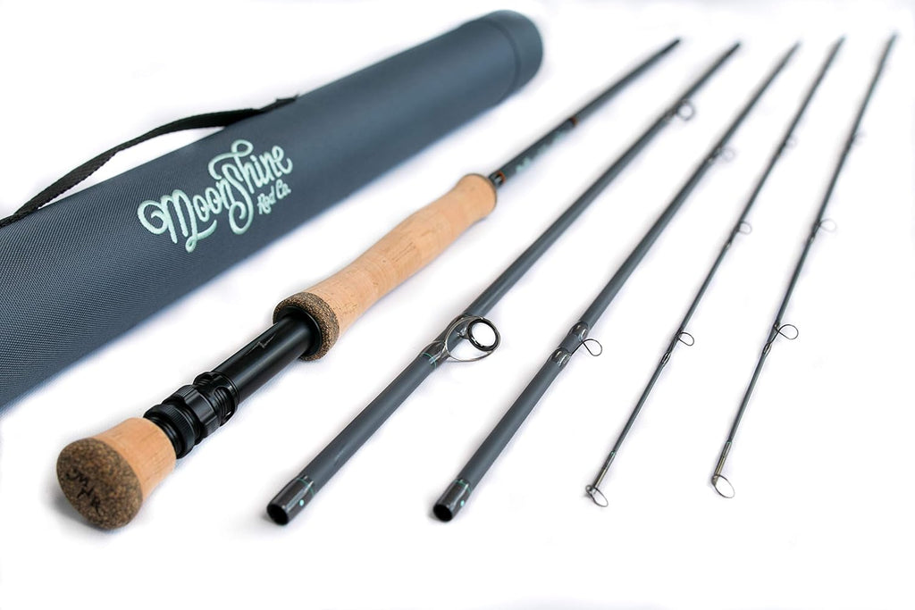 Saltwater Hybrid Fly Fishing Rod with Carrying Case and Extra Rod Tip Section Q565894