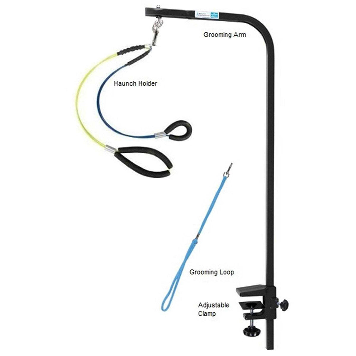 Dog Grooming Arm with Clamp and Grooming Loop Y126