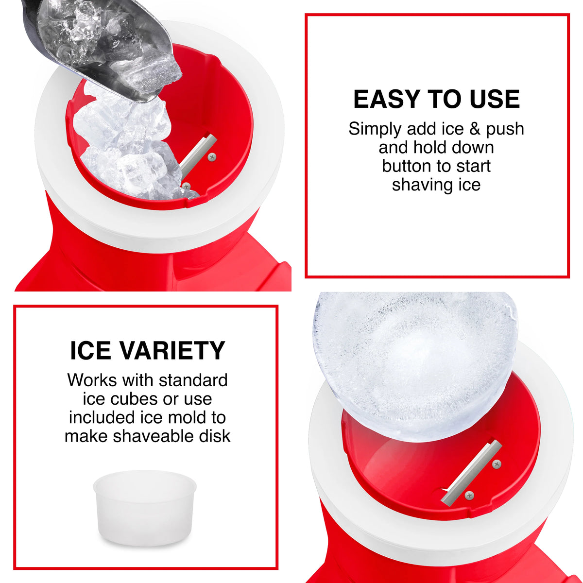 Electric Shaved Ice & Snow Cone Maker Z500574