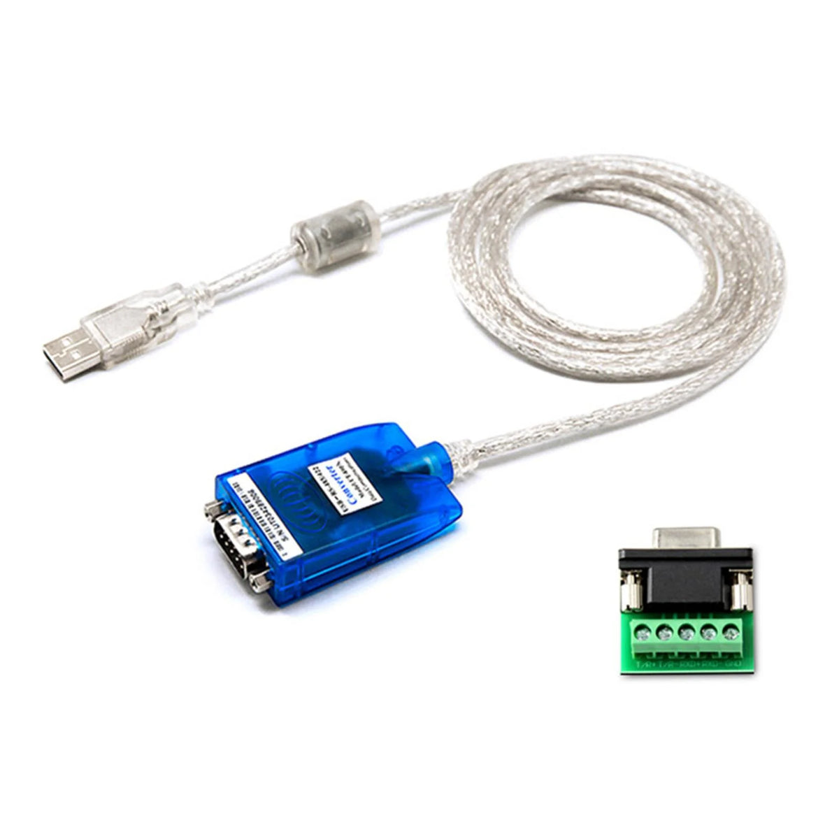 USB to RS-422 RS-485 Serial Port Adapter Cable with Terminal Board Q935511