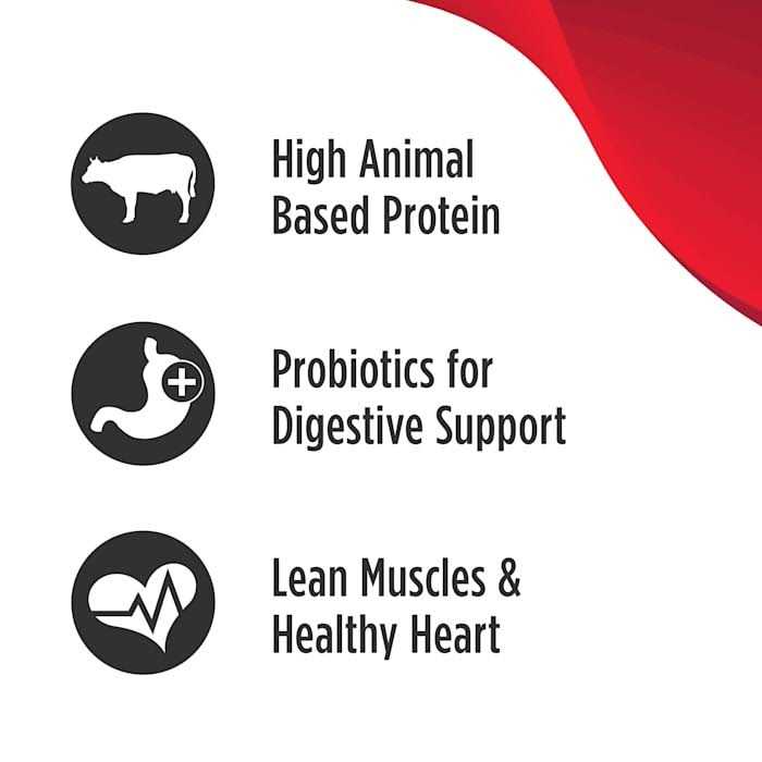 High-Protein Beef Adult Dry Dog Food E5608