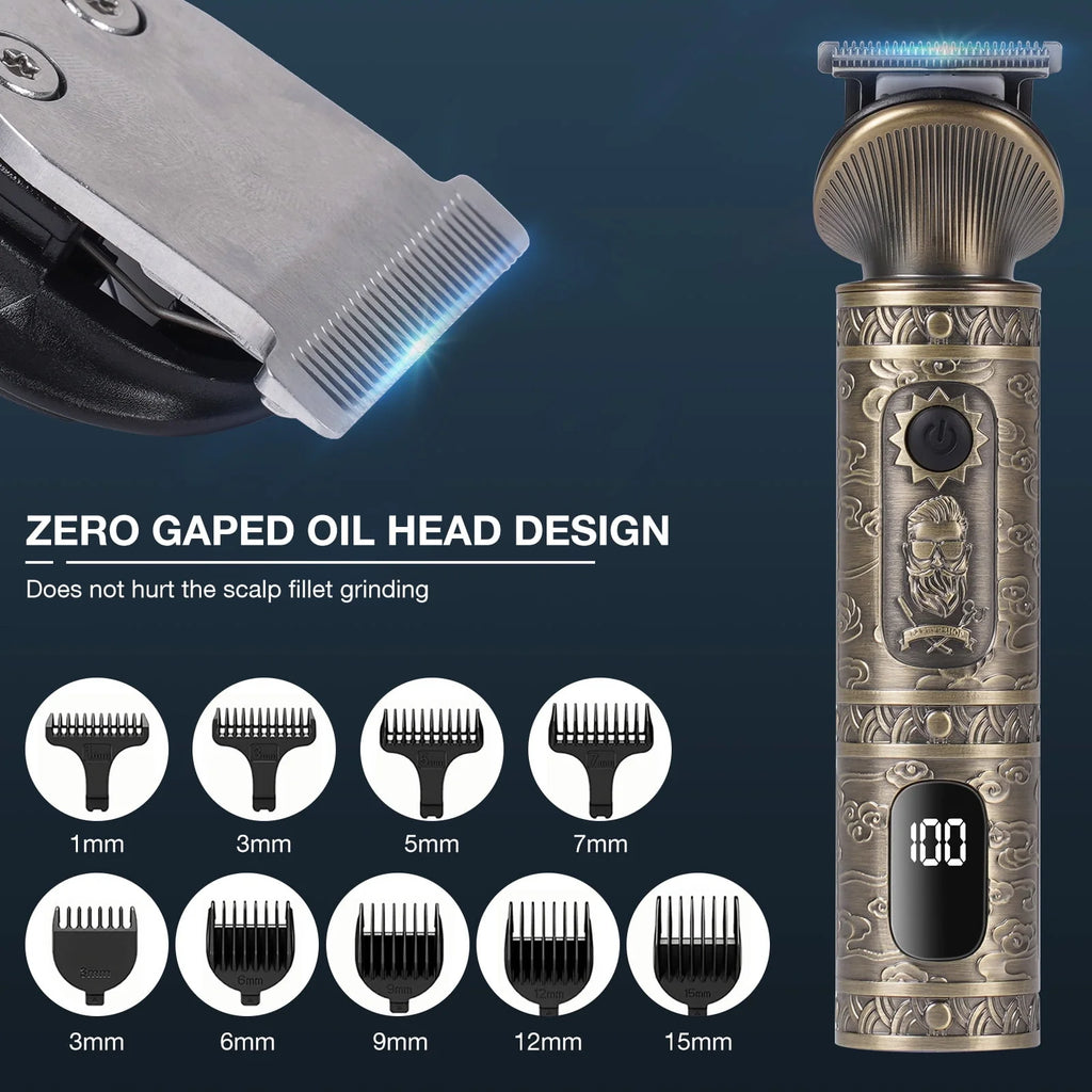 6-in-1 Cordless USB Rechargeable T-Blade Beard Trimmer Q706108
