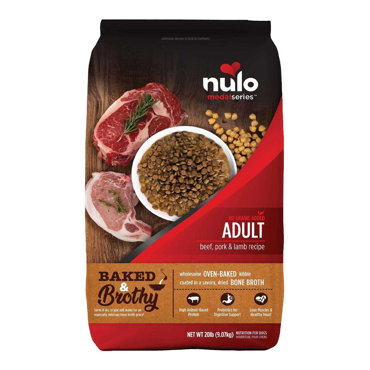 High-Protein Beef Adult Dry Dog Food E5608