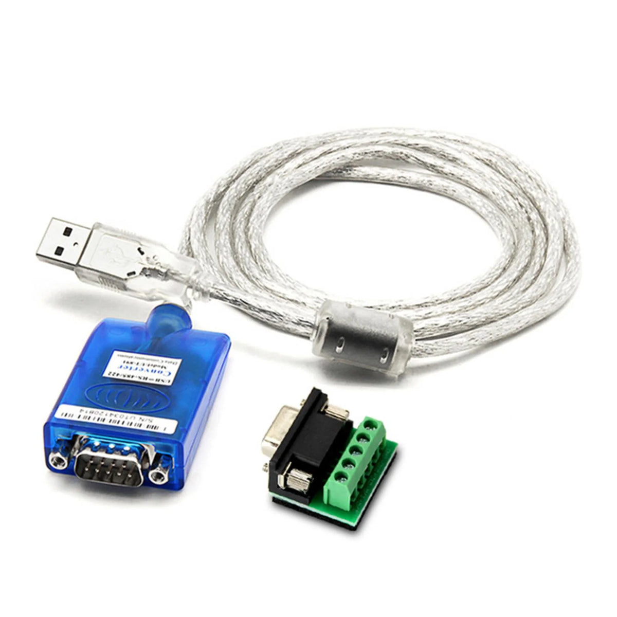 USB to RS-422 RS-485 Serial Port Adapter Cable with Terminal Board Q935511