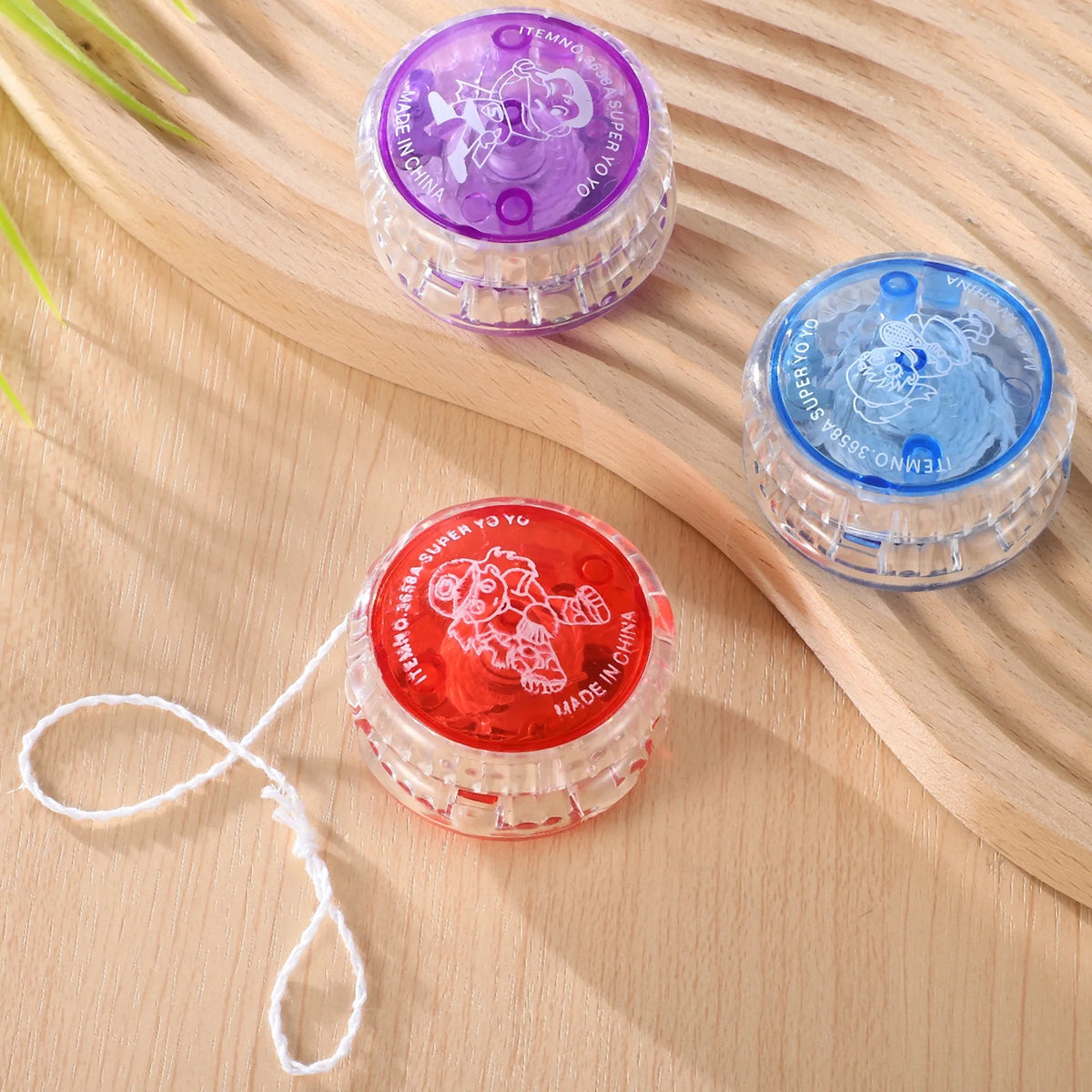 3 Pcs Light Up Flashing Yo-yo Balls Party Favors S9076