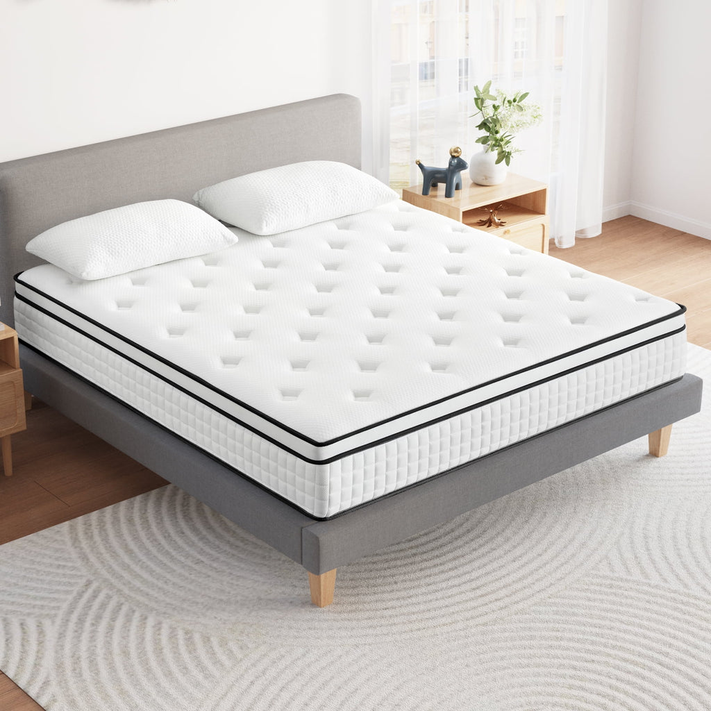 Queen Size 12 inch Hybrid Innerspring Mattress A49279