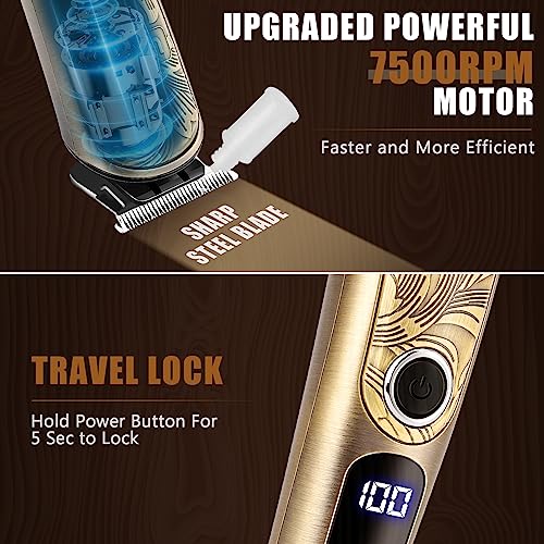 Waterproof Cordless Beard Trimmer Grooming Kit G473595