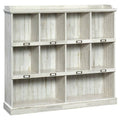 White 10-Cubby Engineered Wood Bookcase W732