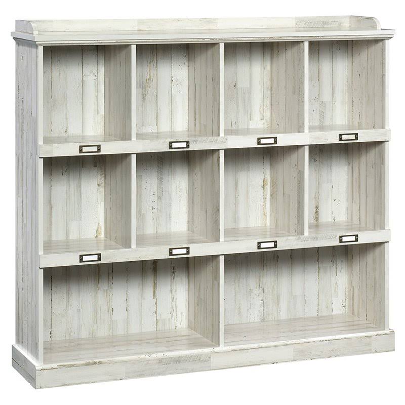 White 10-Cubby Engineered Wood Bookcase W732