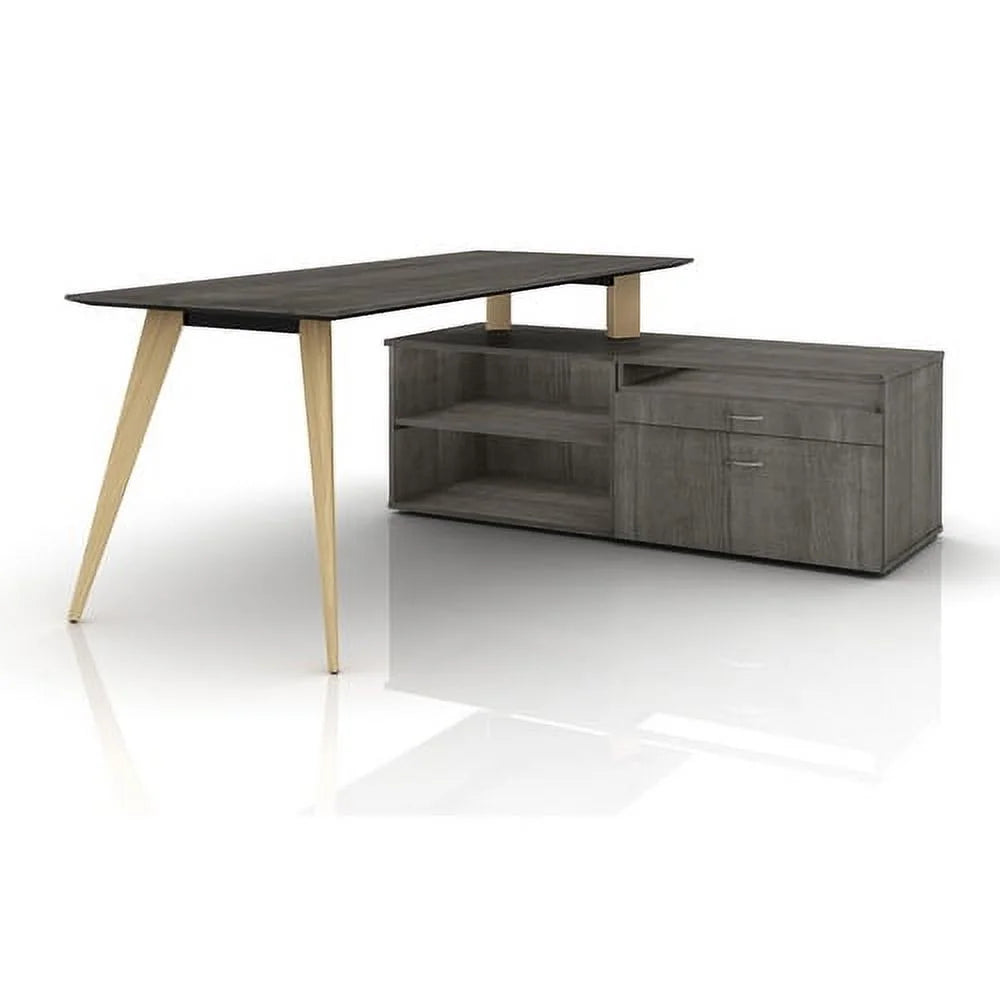 Charcoal Laminate 2 Drawer Credenza K936109