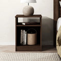 Dark Walnut Open Shelf Nightstand E588