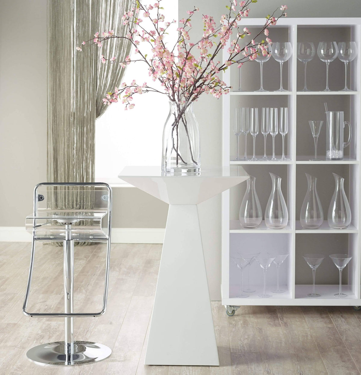 White Bar Table X370