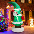 8 FT Inflatable Christmas Tree with Santa Claus A891916