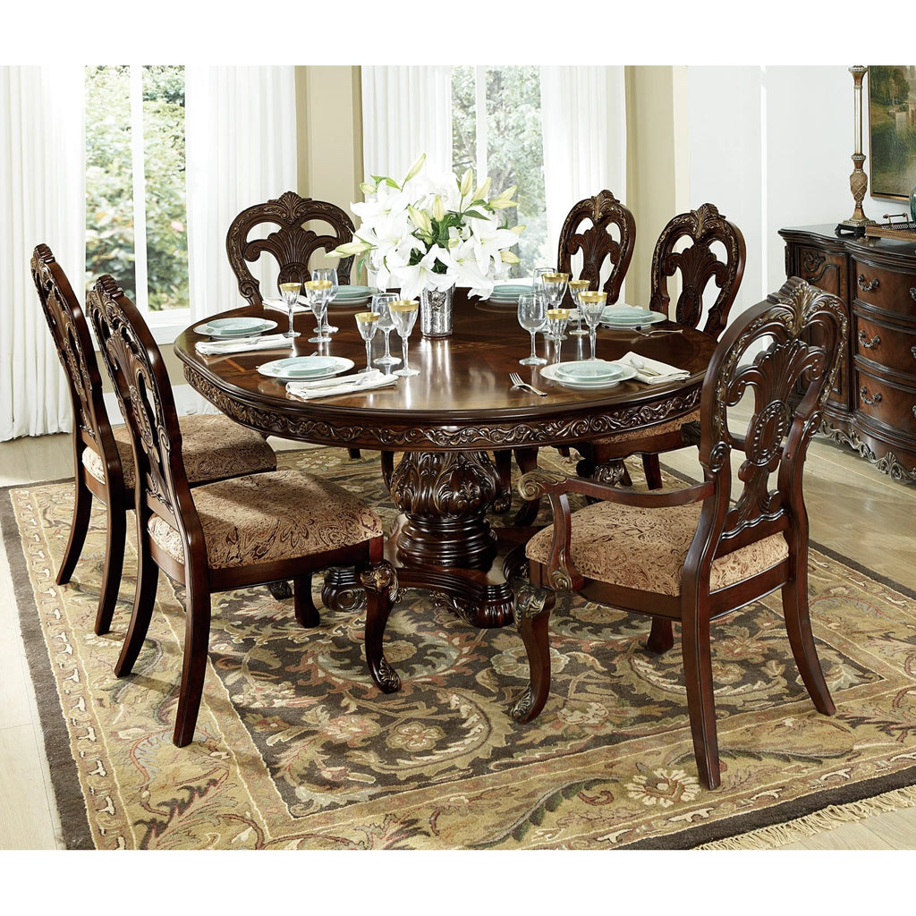 2pc Fabric Upholstered Side Chairs K56474