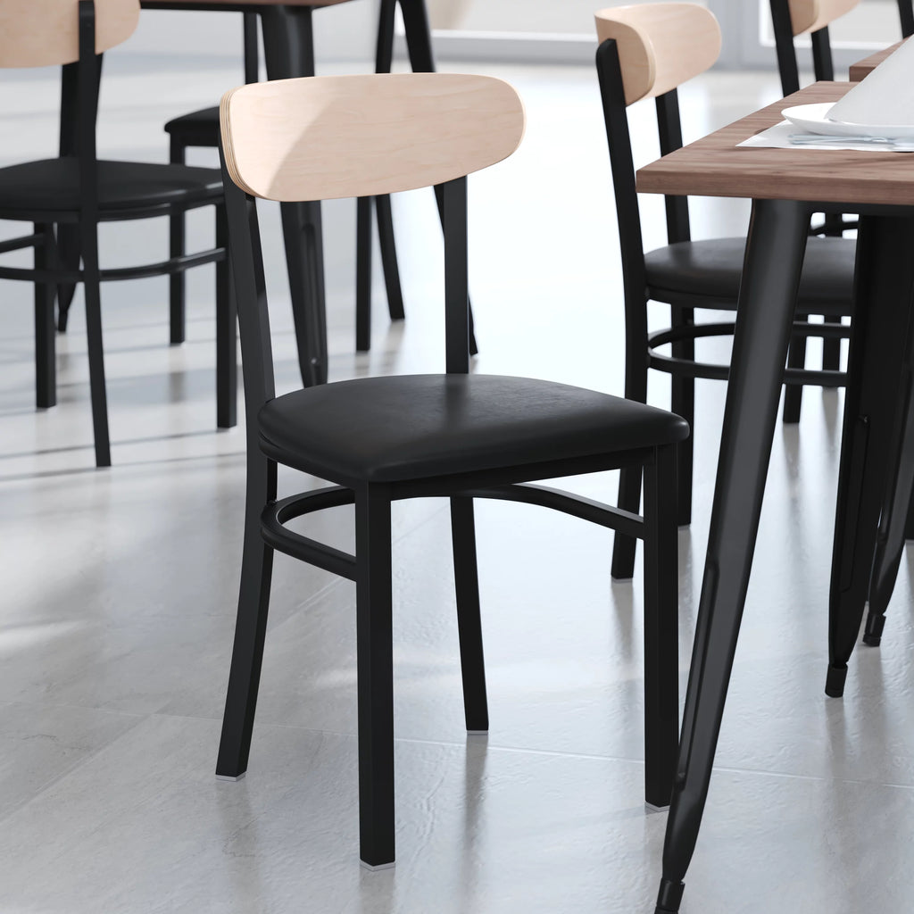 Metal Wood Restaurant Chair M69179