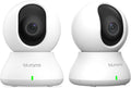 2K Indoor Dome Security Camera 2 Pack with Two-Way Audio and Night Vision D451596