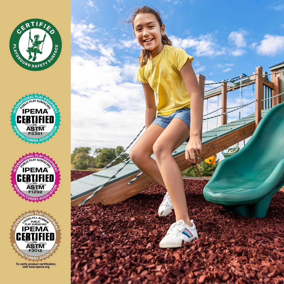 Red Rubber Mulch 75 cu ft S227