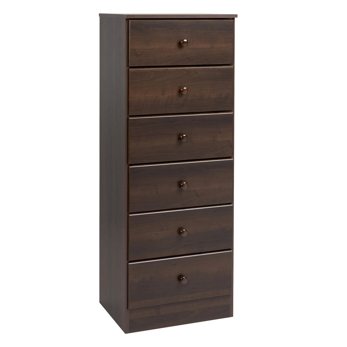 Tall Black 6-Drawer Dresser O41392