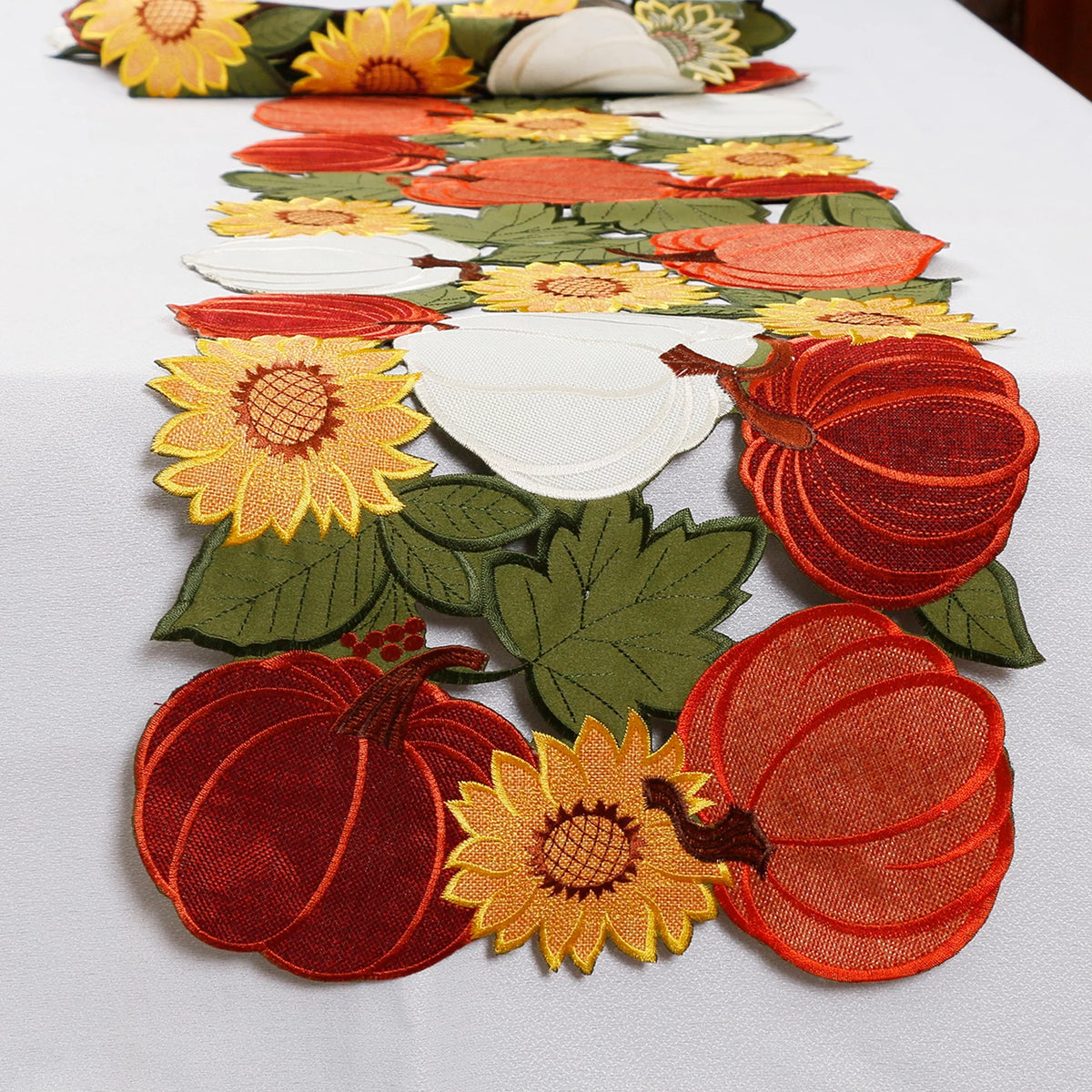 Embroidered Table Runner 13"X120" K501987