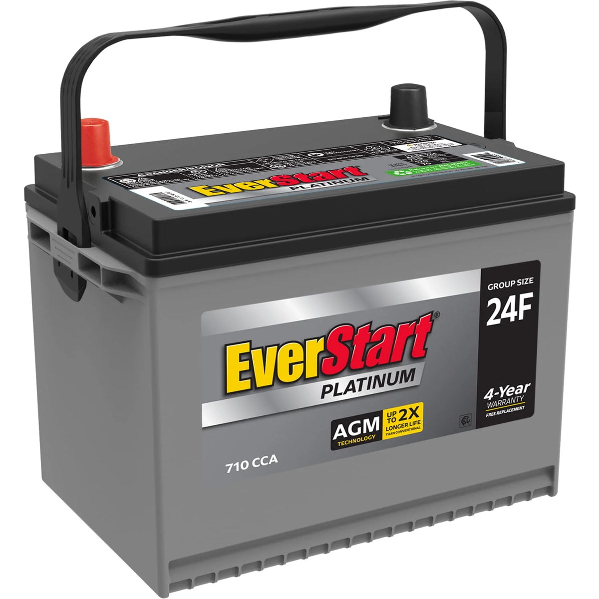 AGM Automotive Battery Group Size 24F 12 Volt 750 CCA U34634
