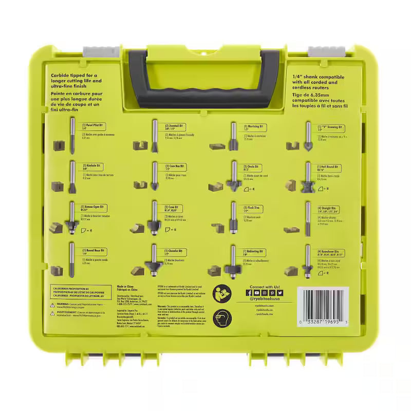 24-Piece Router Bit Set L128048