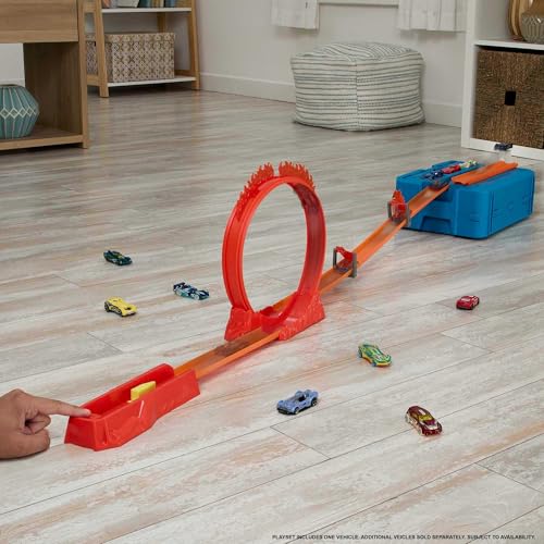 Toy Car Track Set with 1:64 Scale Vehicle J840021
