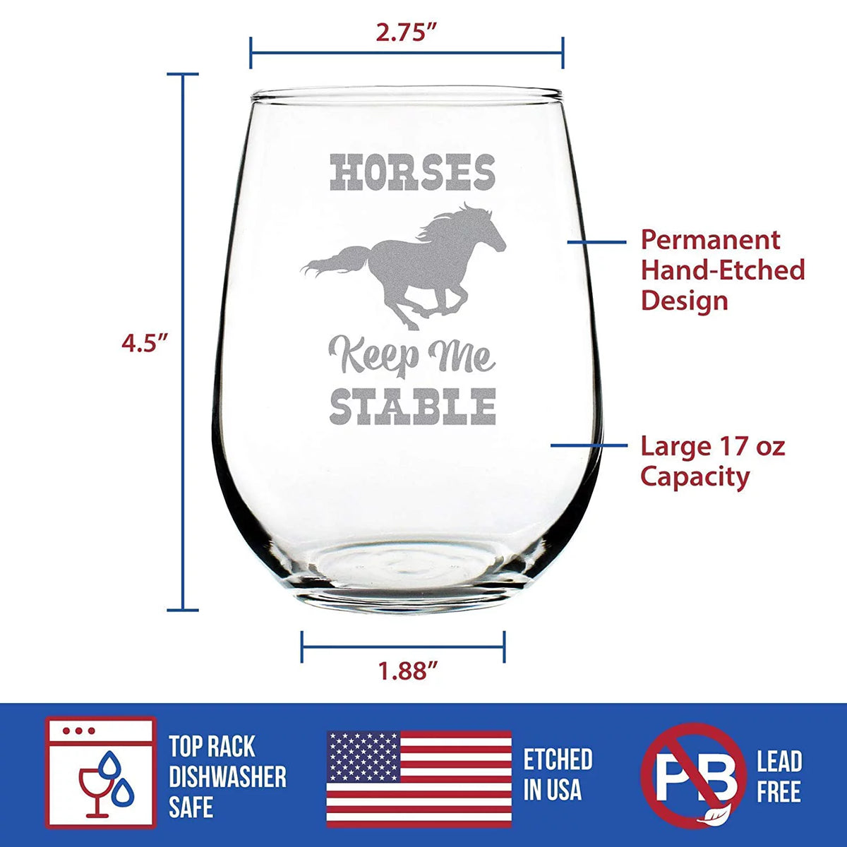 Stemless Wine Glass 17 Ounces C71466
