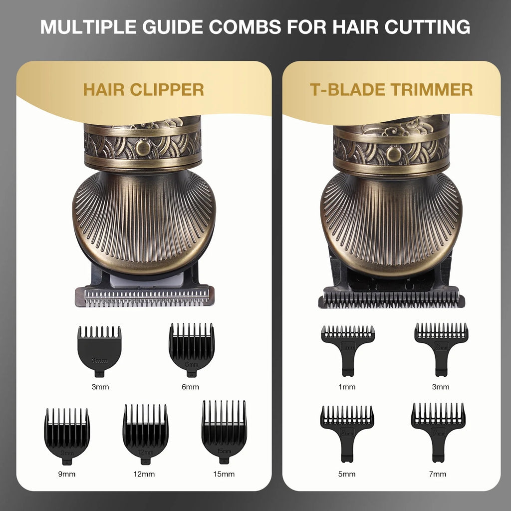 6-in-1 Cordless USB Rechargeable T-Blade Beard Trimmer Q706108